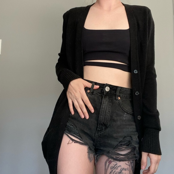 Long black cardigan - Picture 1 of 3